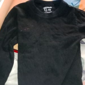 Long sleeve blk 3T